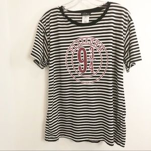 Harry Potter graphic T-shirt black white s…